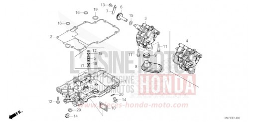 CARTER D'HUILE/POMPE A HUILE NT1100DES de 2025